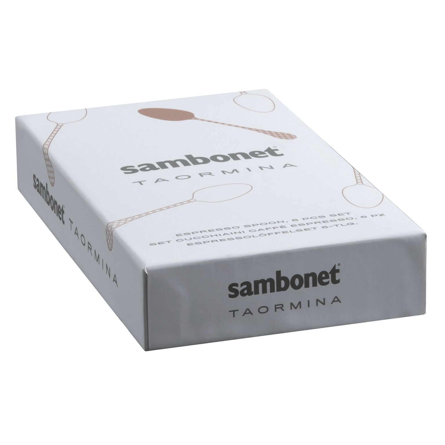 Sambonet Ложка кофейная набор 6 штук Taormina Black (52766KA7) Sambonet - spb.v-b.ru